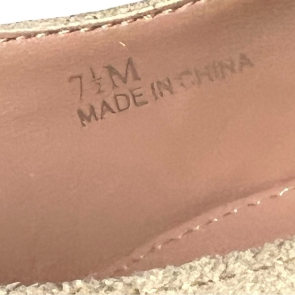 🌻NEW w.tag Linea Paolo Suede Bardot Pump Size 7.5 - Picture 9 of 11